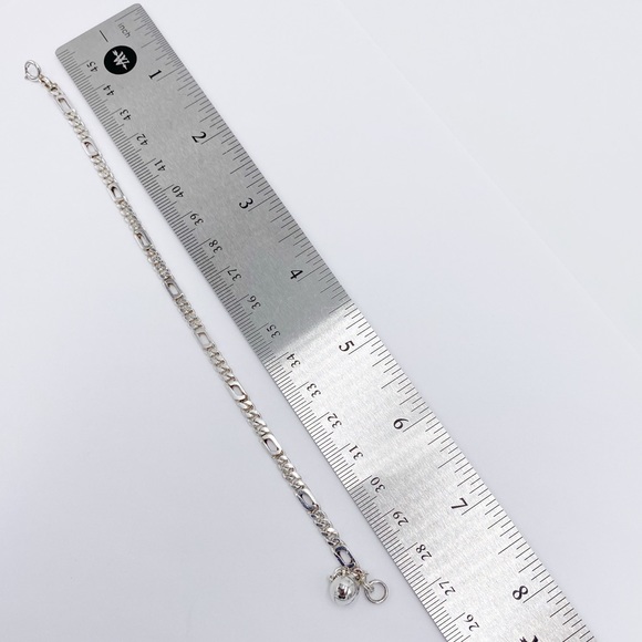 Vintage Sterling Silver Bracelet With A Bell - Picture 6 of 8